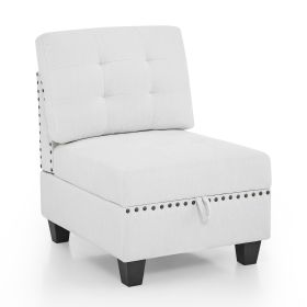 Single Chair for Modular Sectional; Iovry(26.5'x31.5'x36')