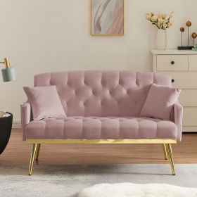 PINK 2 SEATER SOFA