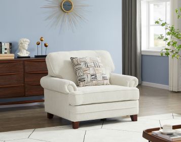 One seat sofa - beige chenille