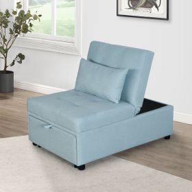 Folding Ottoman Sofa Bed(Green)