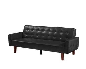 JH6003 Sofa & Sofa Bed-Black PU