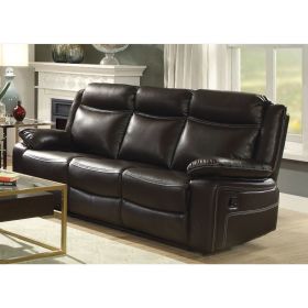 Corra Sofa (Motion) in Espresso PU 52050