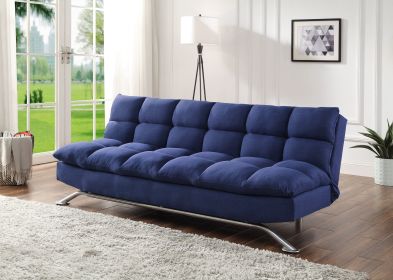 Petokea Adjustable Sofa; Blue Fabric 58255