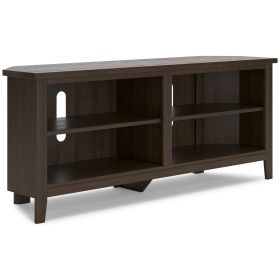 Ashley Camiburg Warm Brown Casual Corner TV Stand W283-56