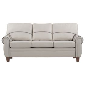 Orisfur. Mid-Century Sofa Classic Upholstered Couch with Rolled Arm for Home or Office (sofa)