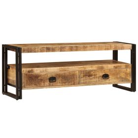 vidaXL TV Cabinet 47.2"x13.8"x17.7" Solid Mango Wood