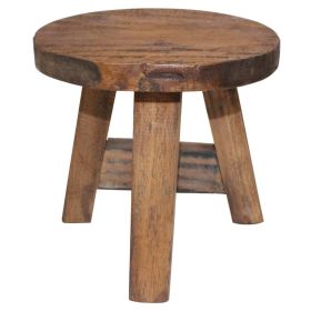 vidaXL Stool Solid Reclaimed Wood