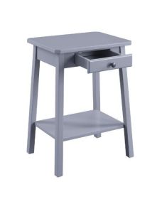 Kaife Accent Table; Gray Finish YF