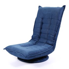 Folding Floor Gaming Chair; 360 Degree Swivel Video Game Chair ;  Soft Lazy Sofa for Reading Relax at Home