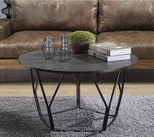 Sytira Coffee Table; Espresso & Black