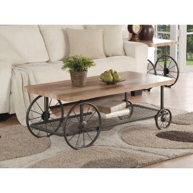 Francie Coffee Table in Oak & Antique Gray XH