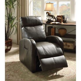 Ricardo Recliner w/Power Lift in Dark Gray PU