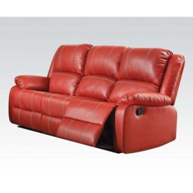 Zuriel Sofa (Motion) in Red PU