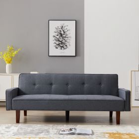 8170  Green Sofa Bed (Color: Dark Gary)