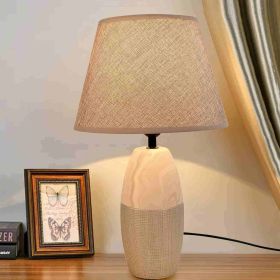 Modern Table Lamp Geometric Ceramic Base Bedside Nightstand Lamp Art Desk Lamps (Type: Style #2)