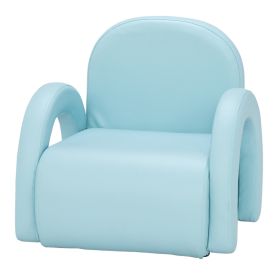 Children's Sofa Rainbow Section  Sky Blue XH (specification: Single Sofa)