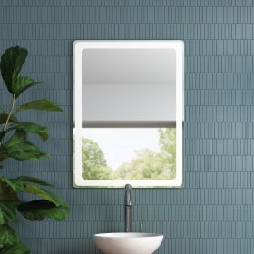 Modern & Contemporary Frameless Lighted Bathroom / Vanity Mirror (Material: Glass, size: 36"*28")