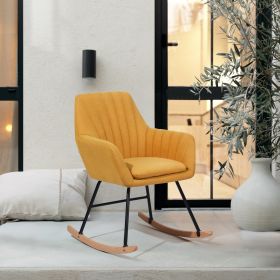 ROCKING CHAIR - GREY (Color: Orange)